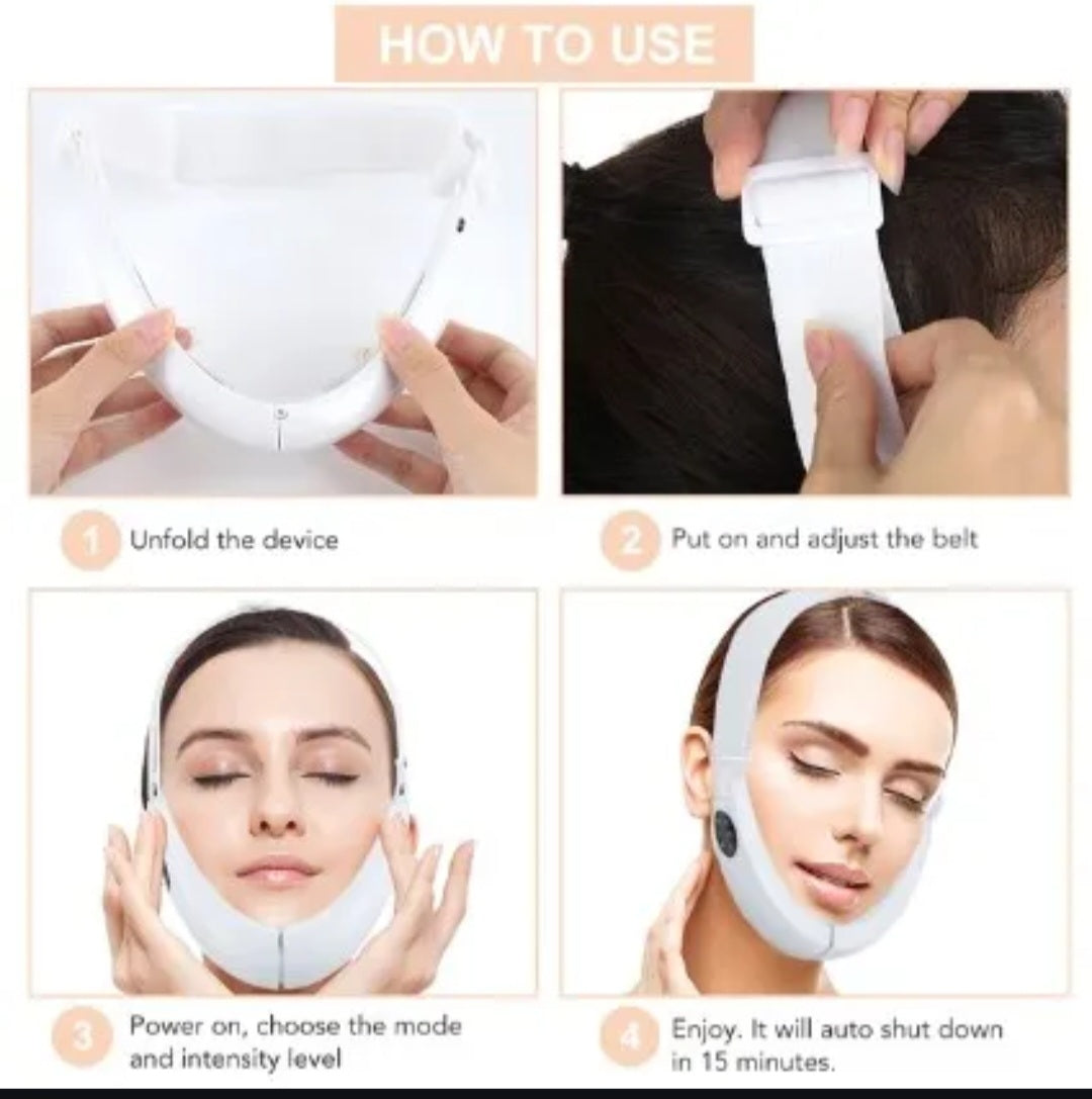 Spend $200 - Free Reduce Double Chin! V-Lift Facelift Device with EMS Massage