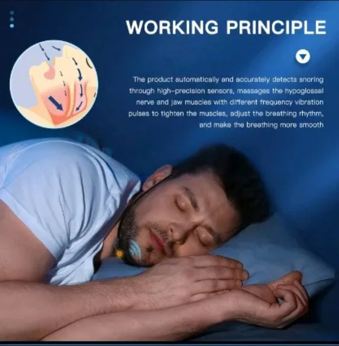 Spend $200 - Free Stop Snoring! Smart Intervention Snoring Stopper with Comfortable Chin Strap