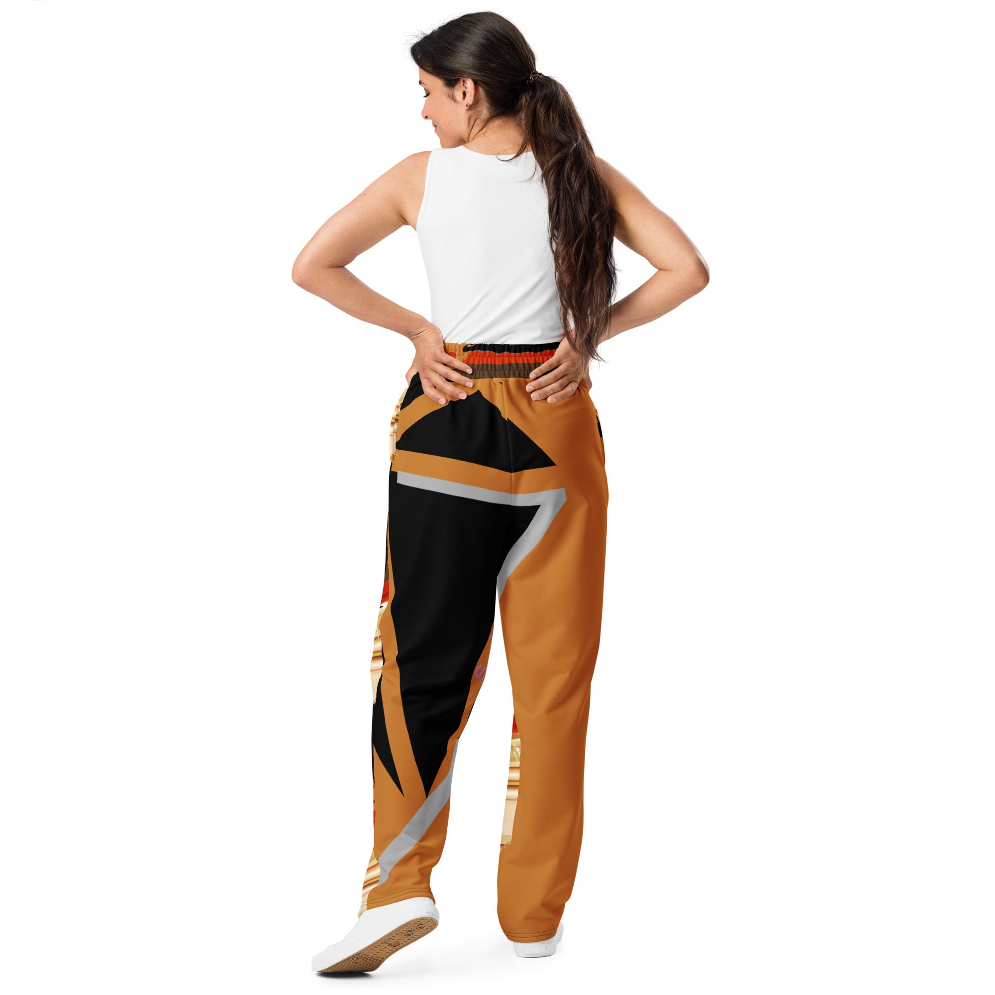 "God Sees the Heart" Wide-leg Joggers-7