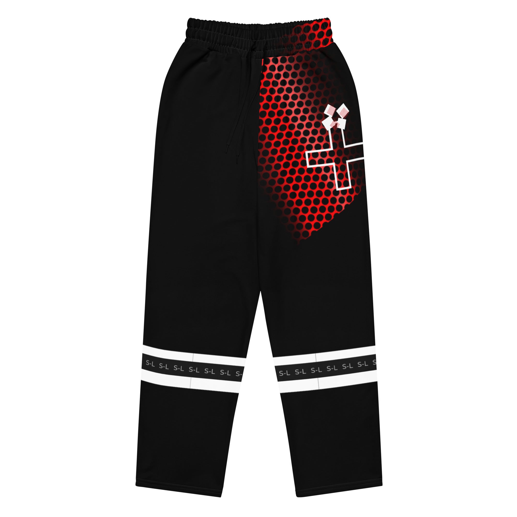 "Angel Wings" Wide-leg Unisex Joggers-2