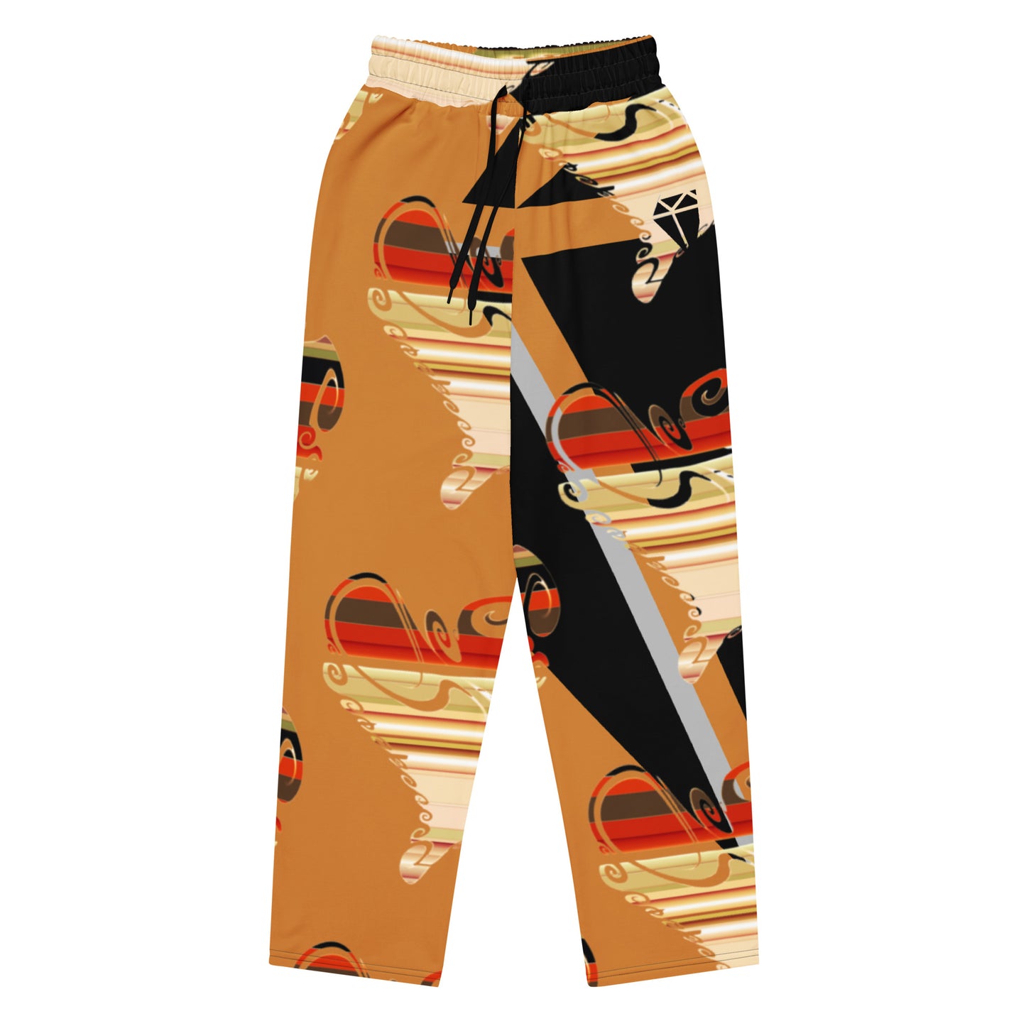 "God Sees the Heart" Wide-leg Joggers