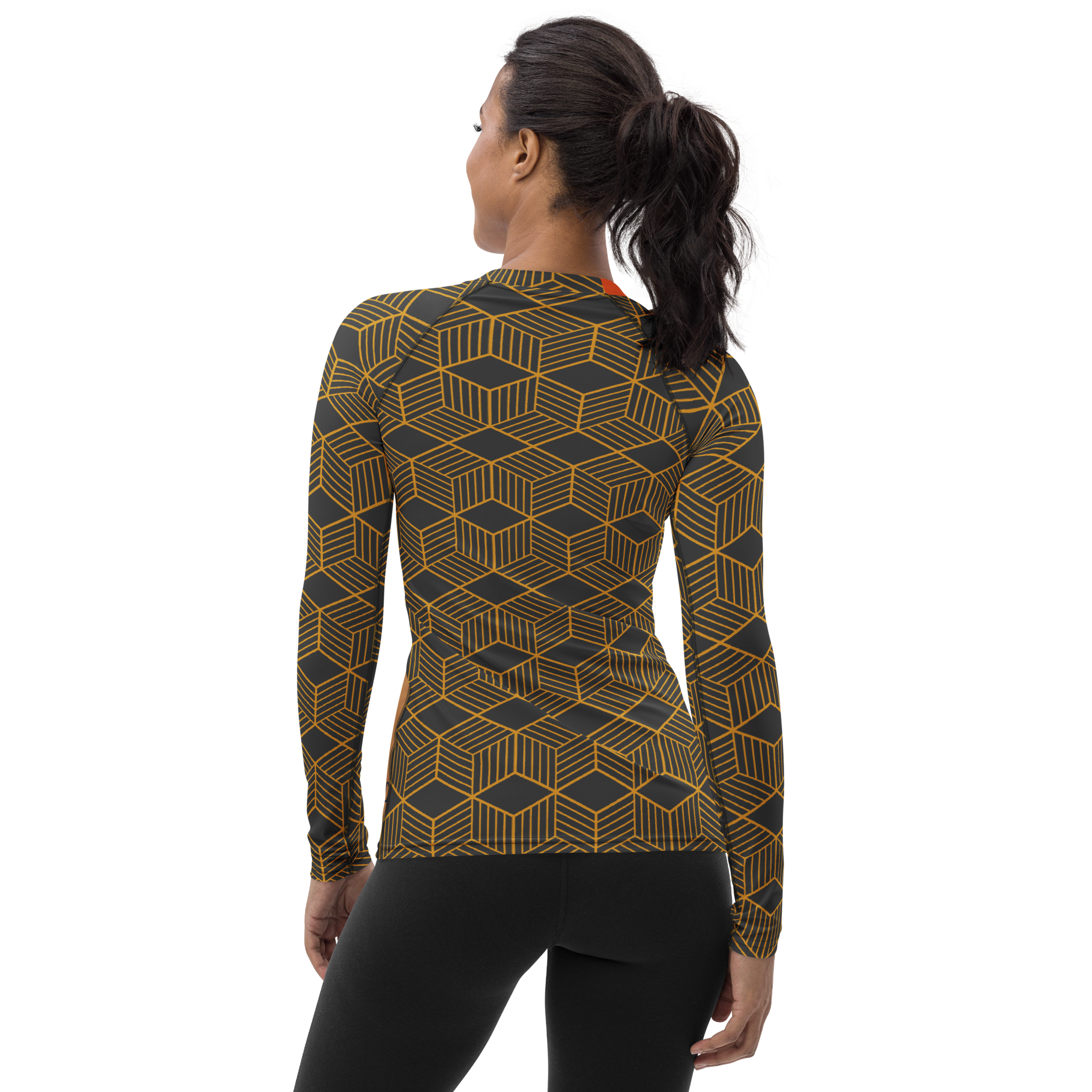 "Bantu Road" UPF 50+ Fitted Stretchy L/S Tee-6