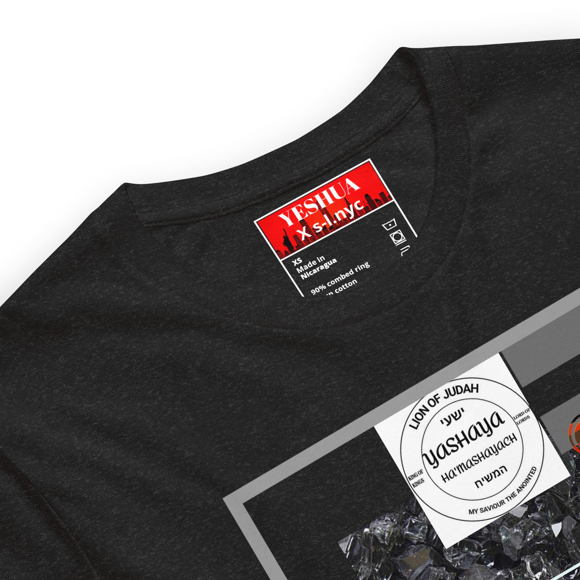 "Heart of Christ" Crew Neck Unisex Cotton T-Shirt-4